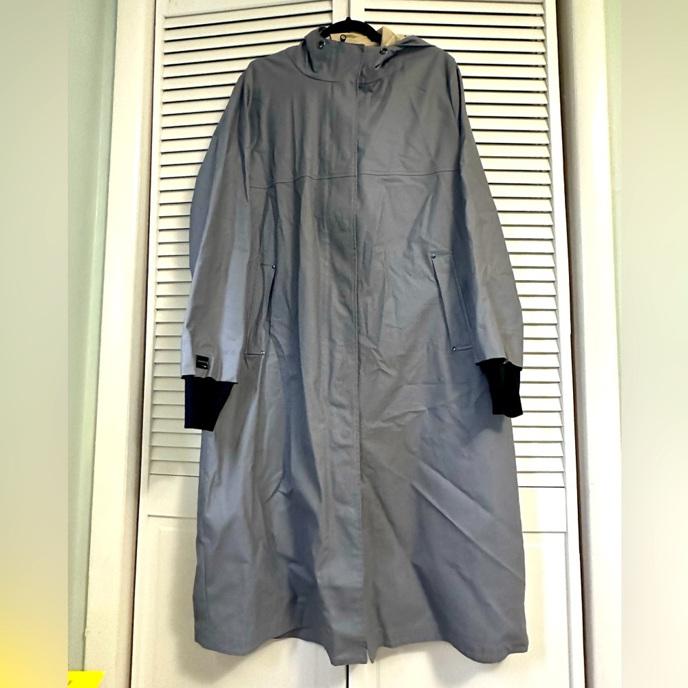 Canadian Brand Merini Long Women’s Rain Jacket XL Grey